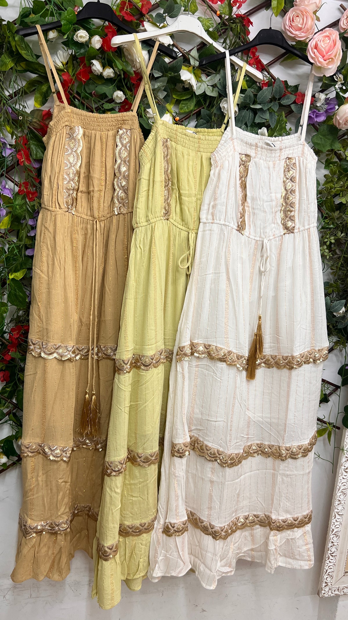 Vestido Boho Lentejuelas