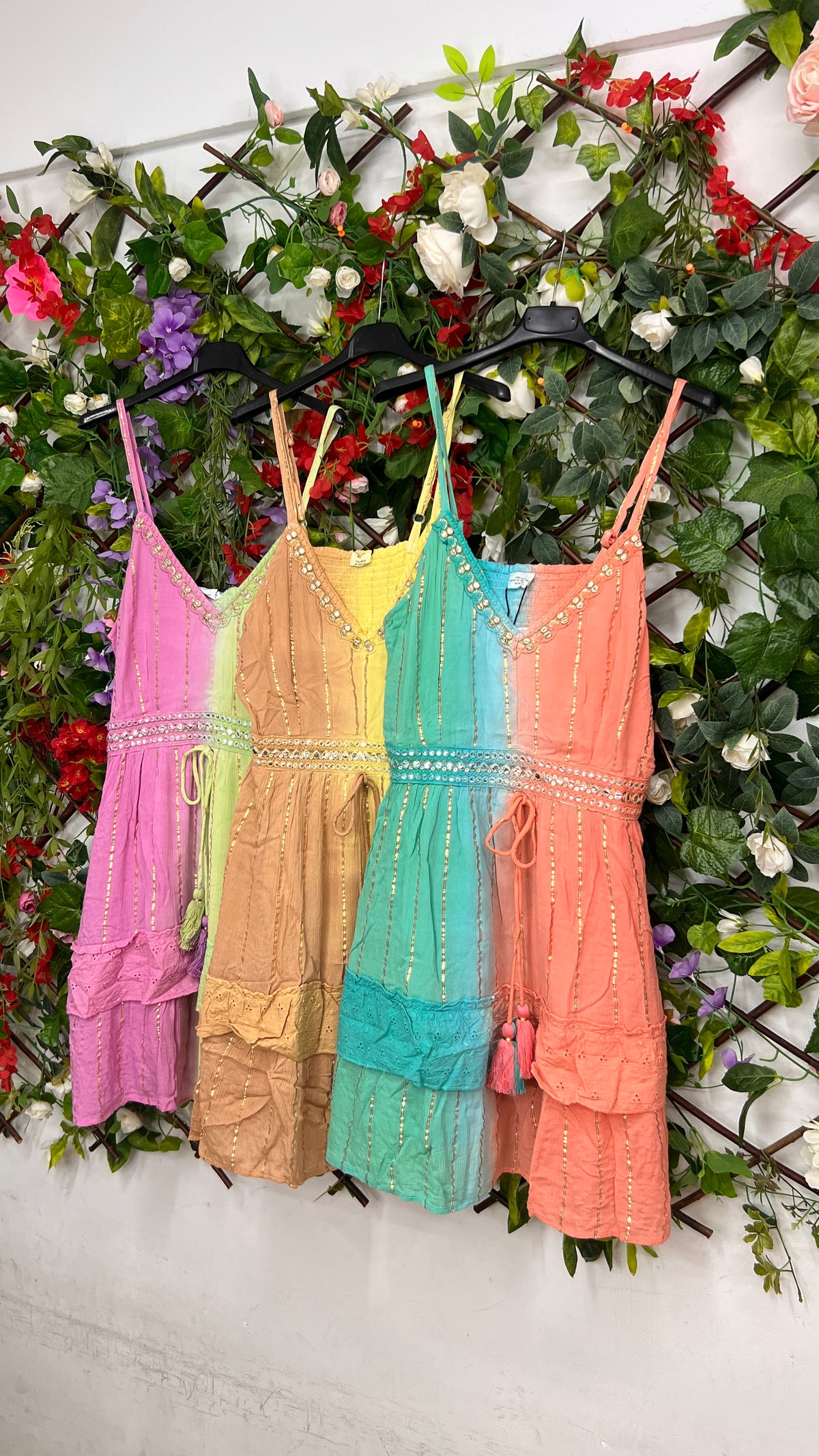 Vestido Indu Corto Difuminado
