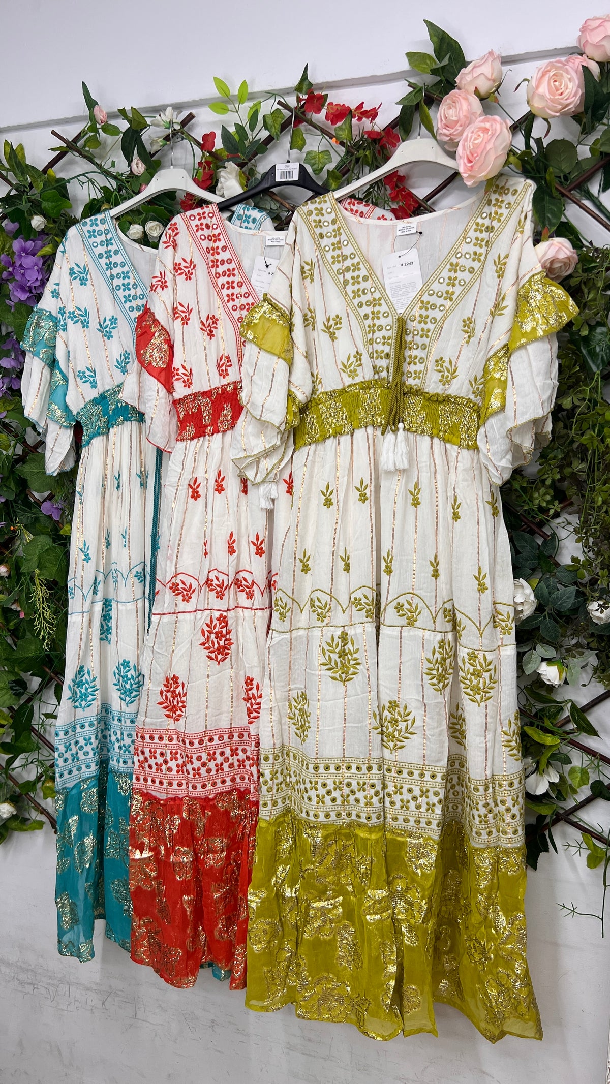 Vestido Floral Cenefas