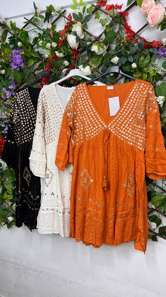 Vestido Boho Espejos