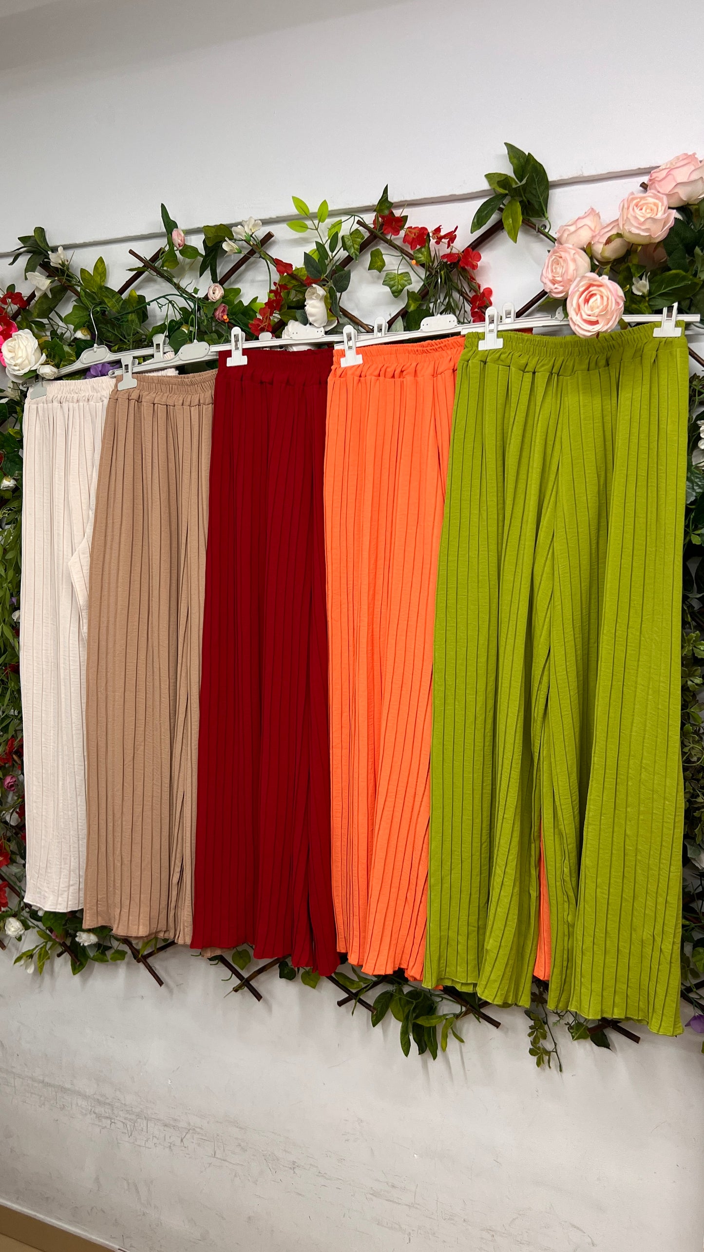 Pantalon Palazzo Tablillas