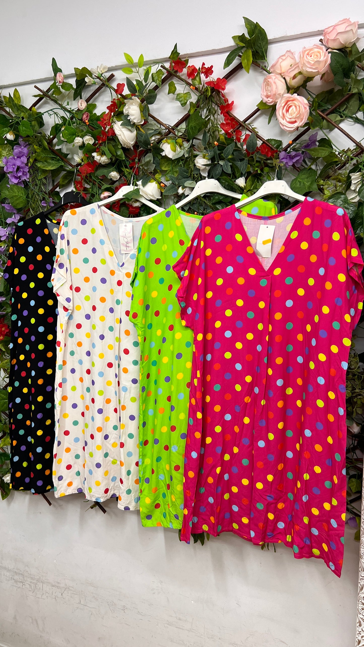 Vestido Lunares Colores