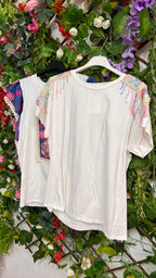 Camiseta Volantes Estampadas
