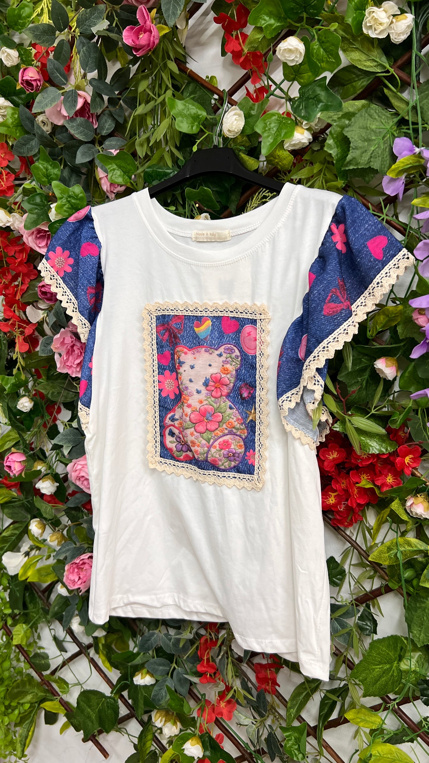 Camiseta Volantes Estampadas
