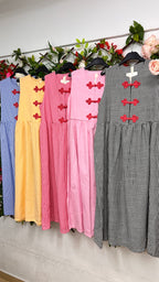 Vestido Vichy Nudo
