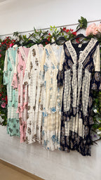 Vestido Boho Encaje Combinado