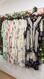 Vestido Boho Encaje Combinado