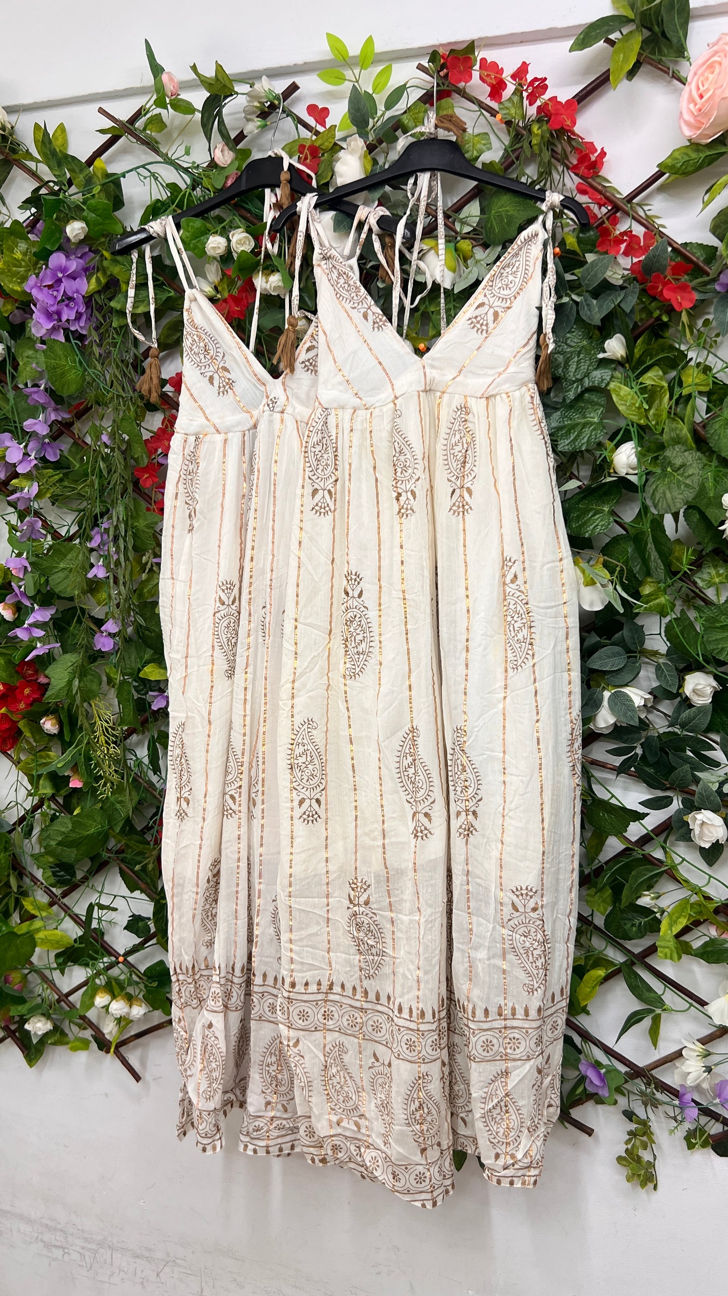 Vestido Boho Marfil