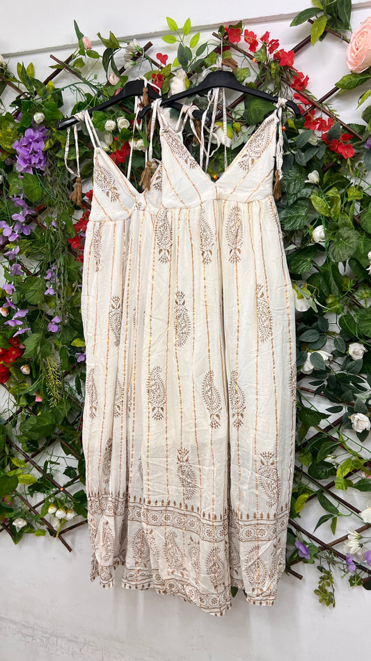 Vestido Boho Marfil