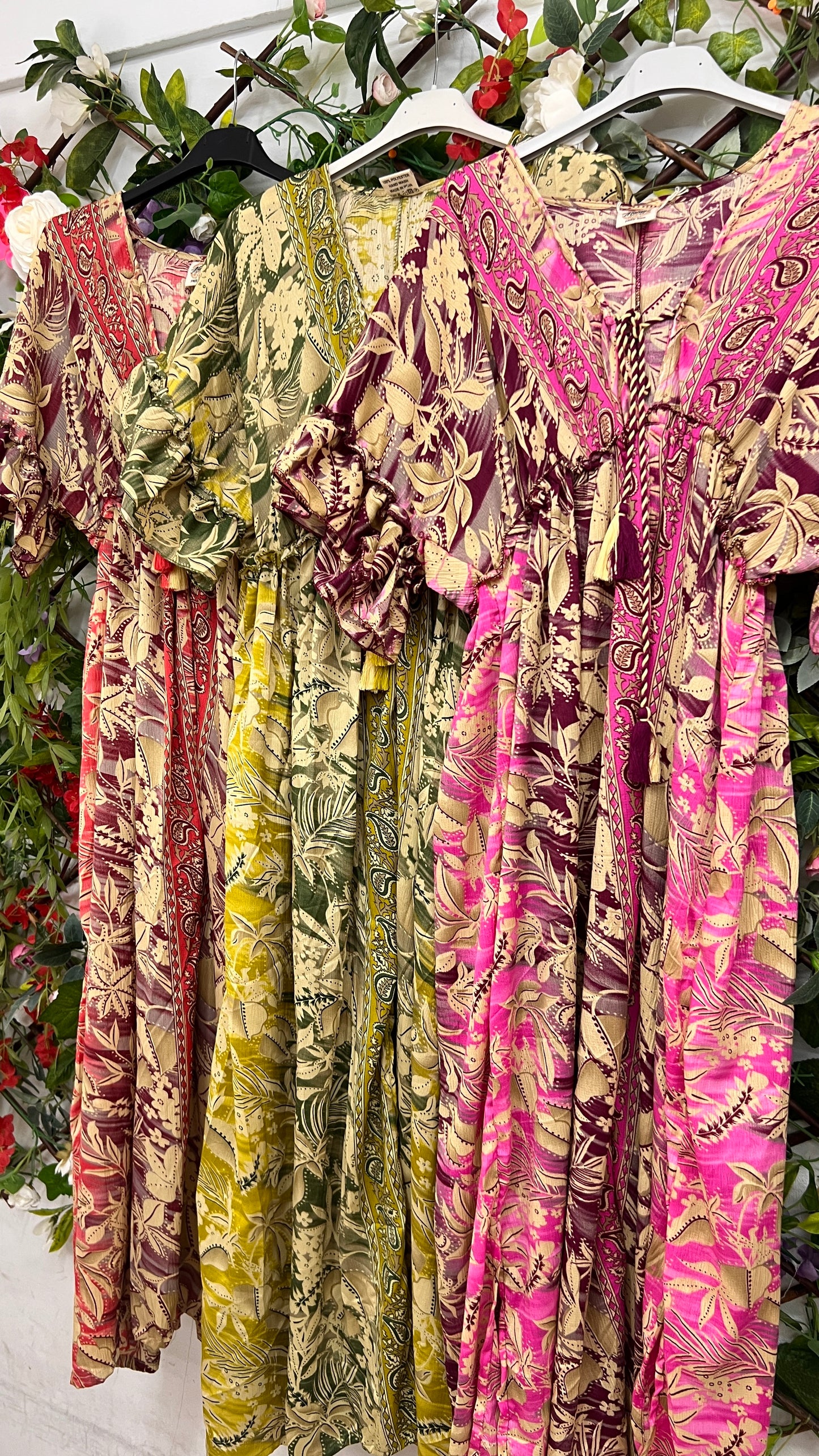 Vestido Indu Fluido Tropical