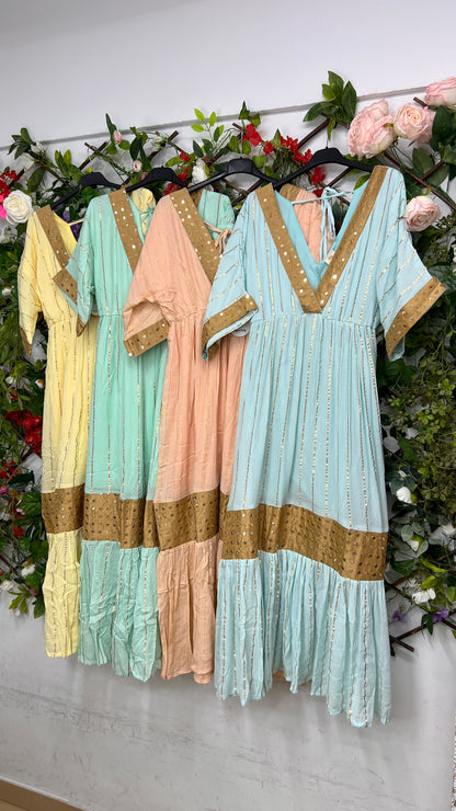 Vestido Boho Abalorios