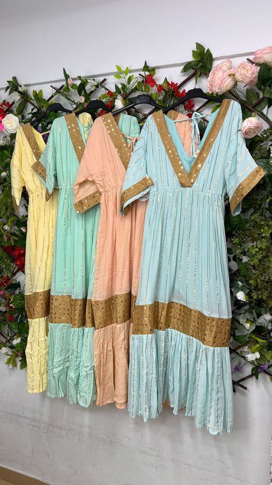 Vestido Boho Abalorios