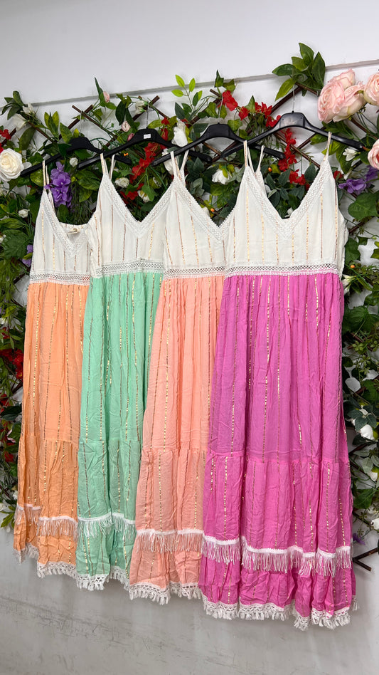 Vestido Indu Lencero Hilos