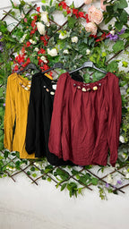Blusa Cuello Elastico