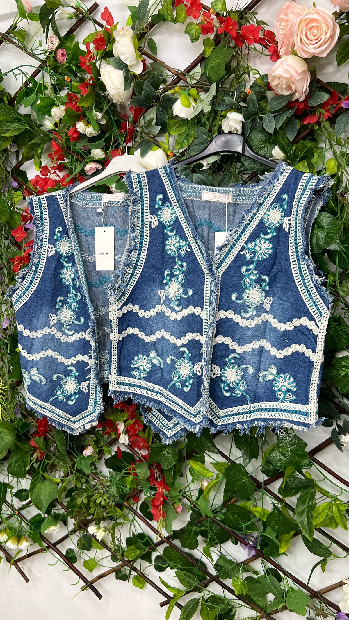 Chaleco Flecos Denim