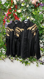 Camisa Apliques Dorados