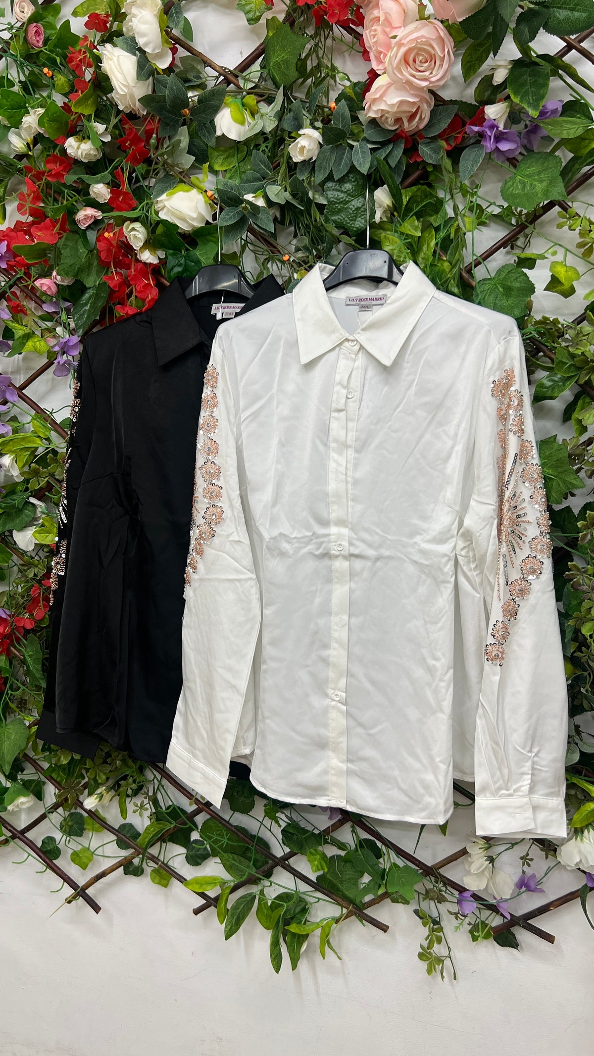 Camisa Pedreria Bordada