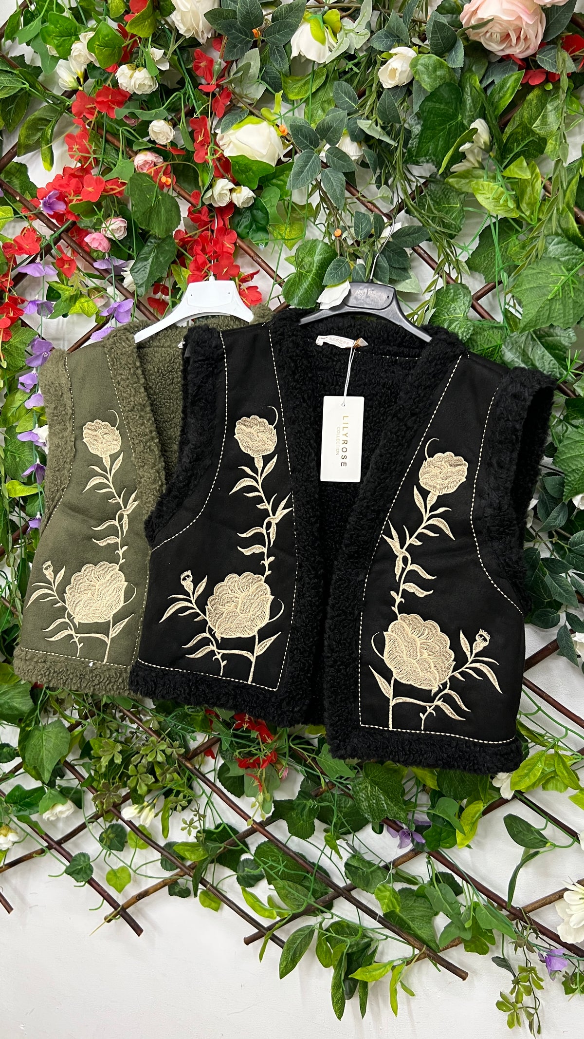 Chaleco Forrado Floral
