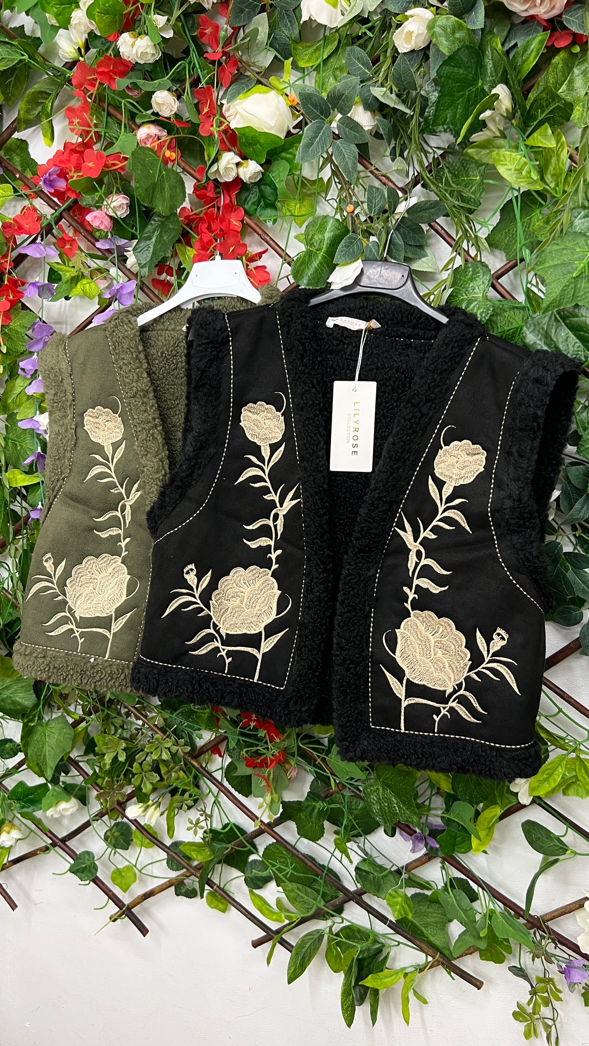 Chaleco Forrado Floral