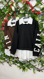 Sudadera Camisa Letras