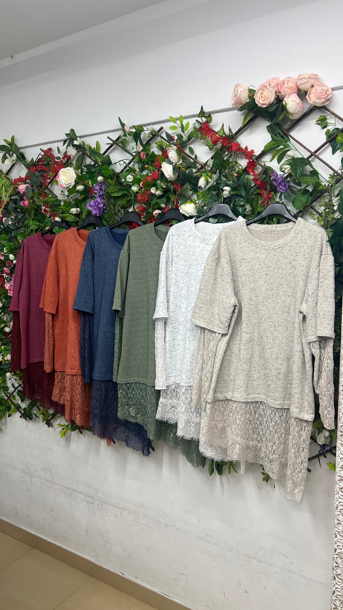 Camiseta Encajes