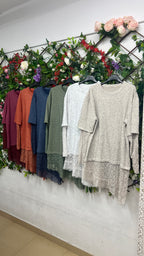 Camiseta Encajes