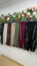 Pantalon Bombacho Detalles Print