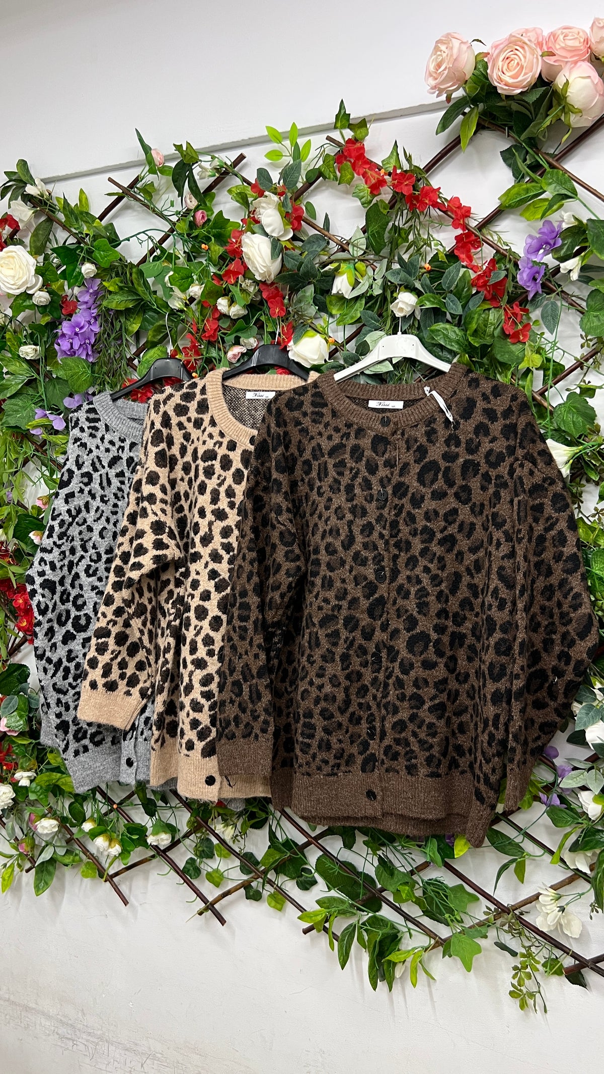 Cardigan Animal Print