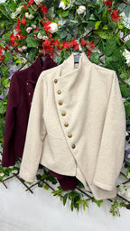 Chaqueta Atada Cruce