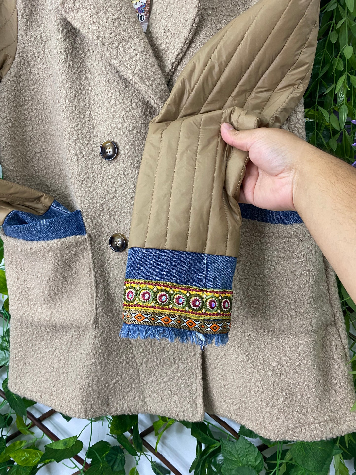 Chaqueta Borreguito Detalles Vaquero