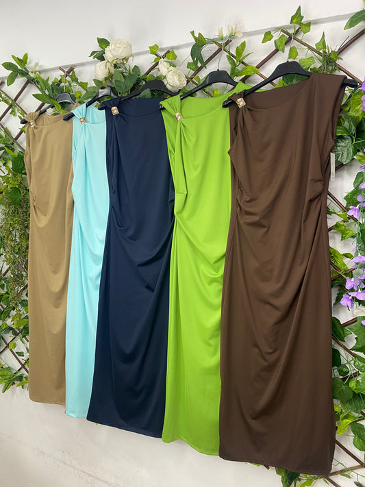 Vestido Licra Frunce