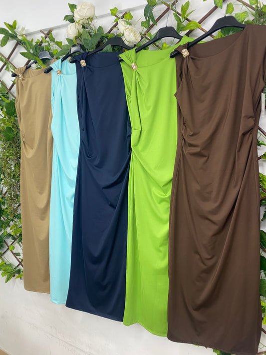 Vestido Licra Frunce