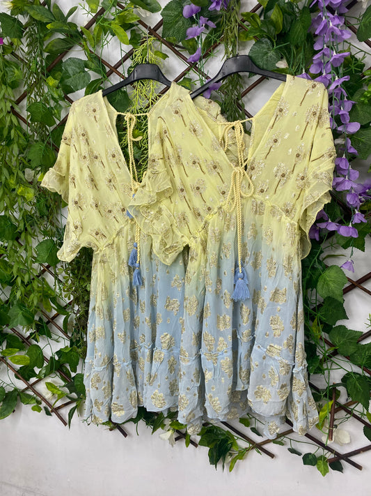 Vestido-Bluson Boho