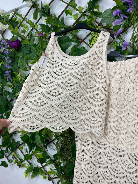 Conjunto Falda Crochet