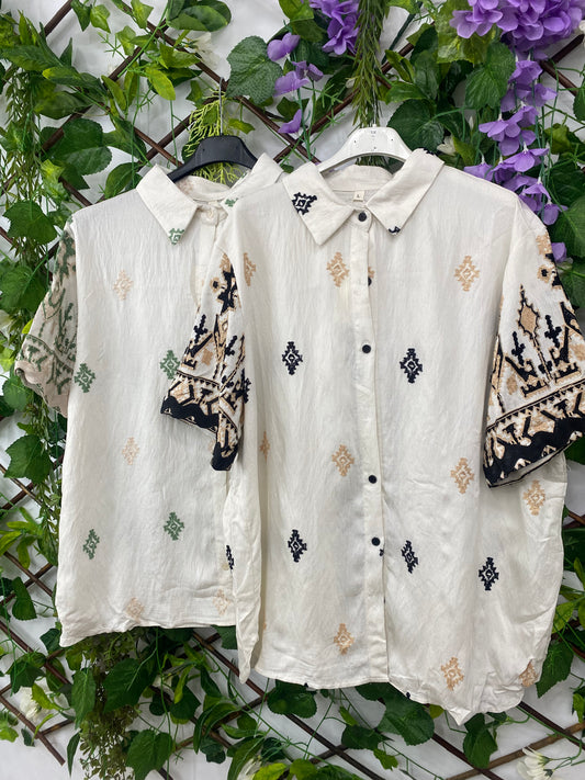 Camisa Rombos
