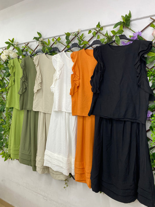 Conjunto Falda Blonda