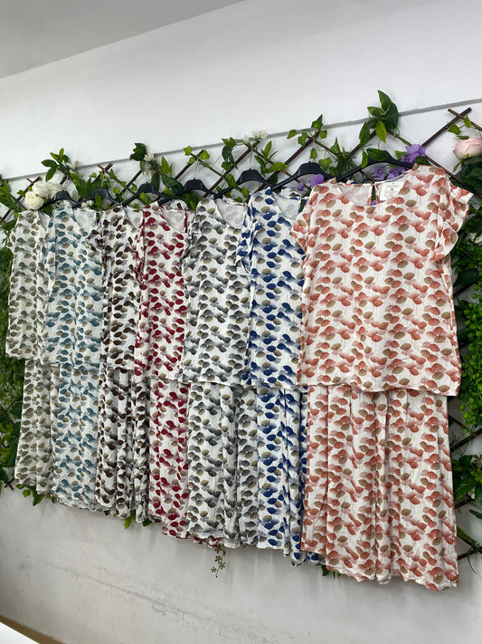 Conjunto Hojas Colores