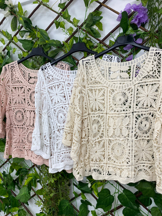 Blusa Crochet
