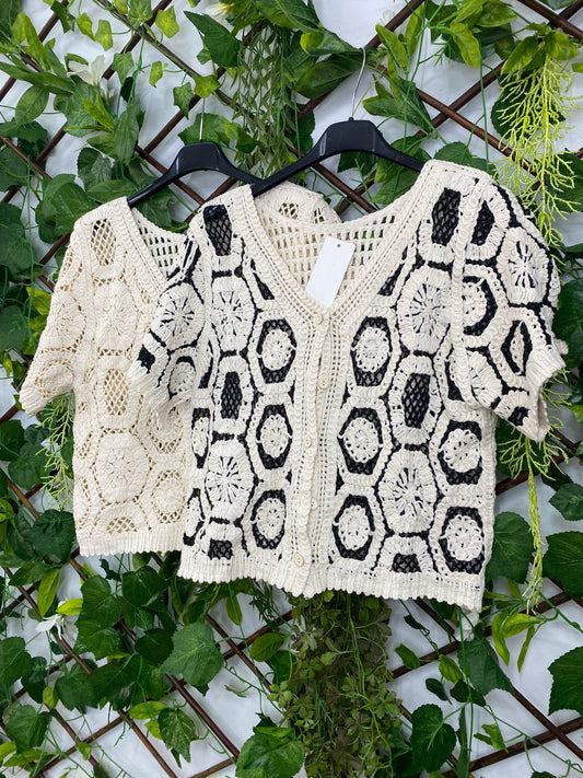 Blusa Crochet Calada