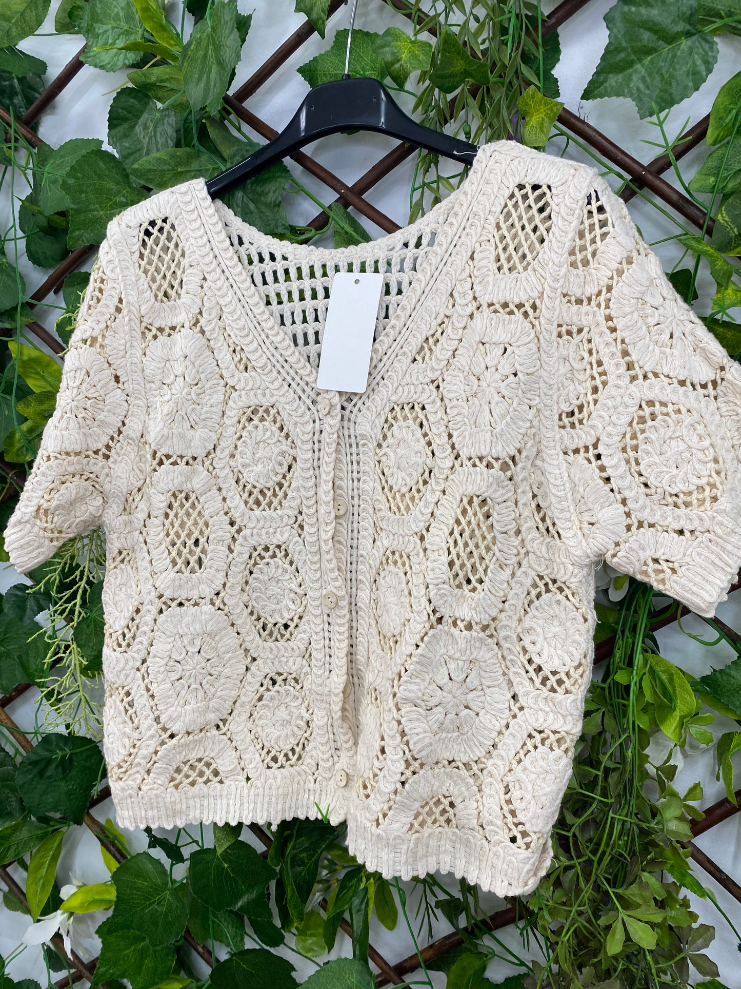 Blusa Crochet Calada