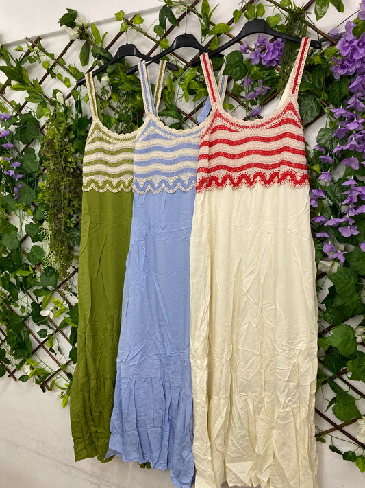 Vestido Top Ganchillo
