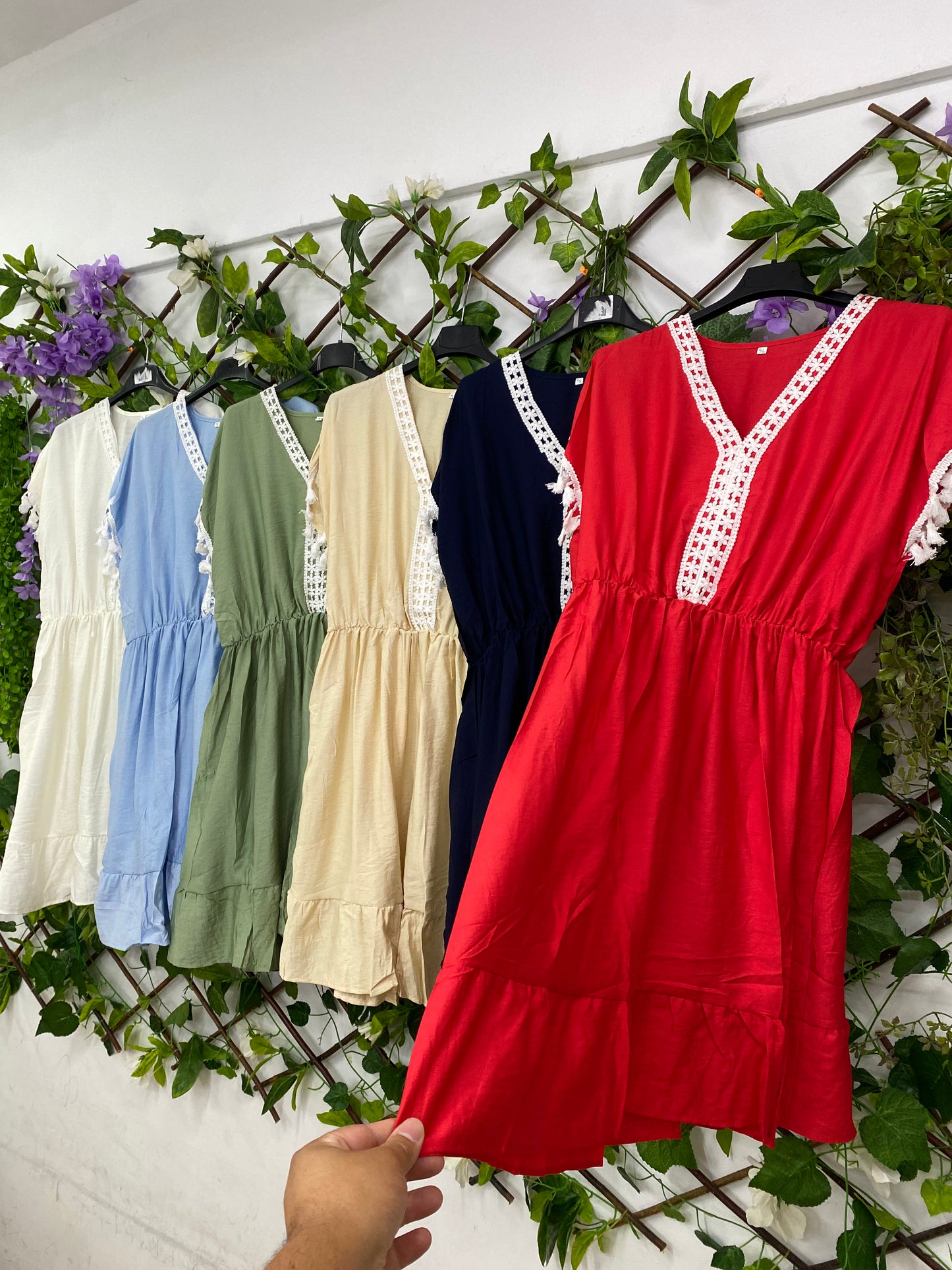 Vestido Adorno Saten