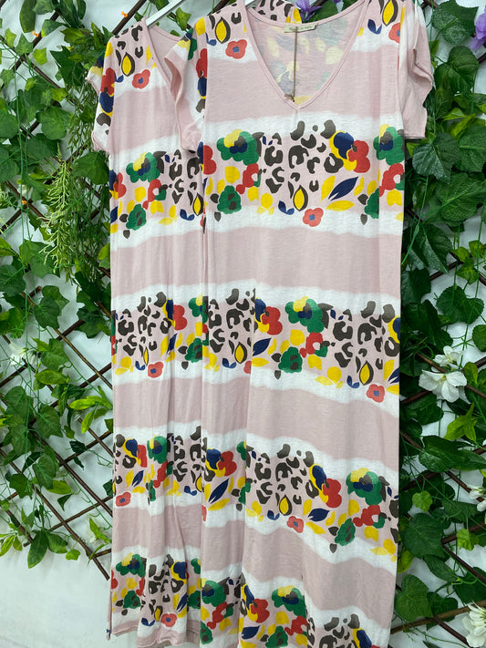 Vestido Rayas y Print
