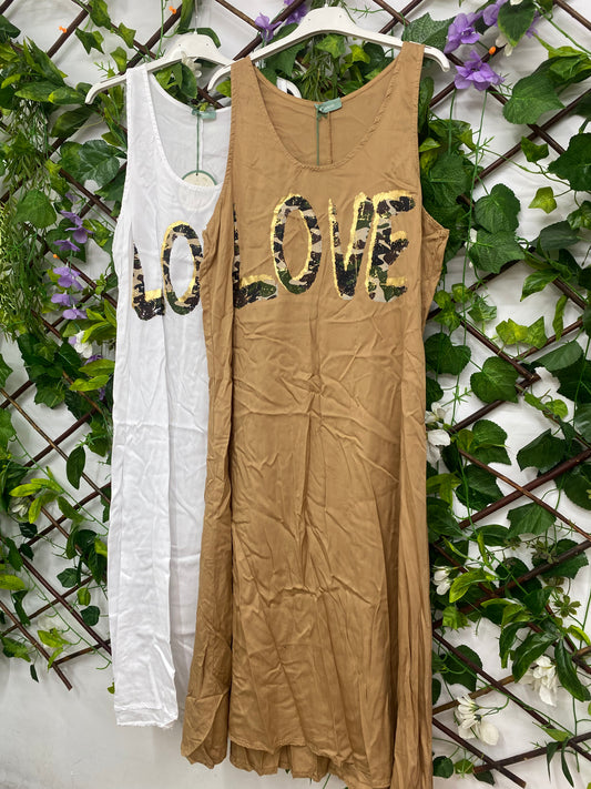 Vestido Love Militar