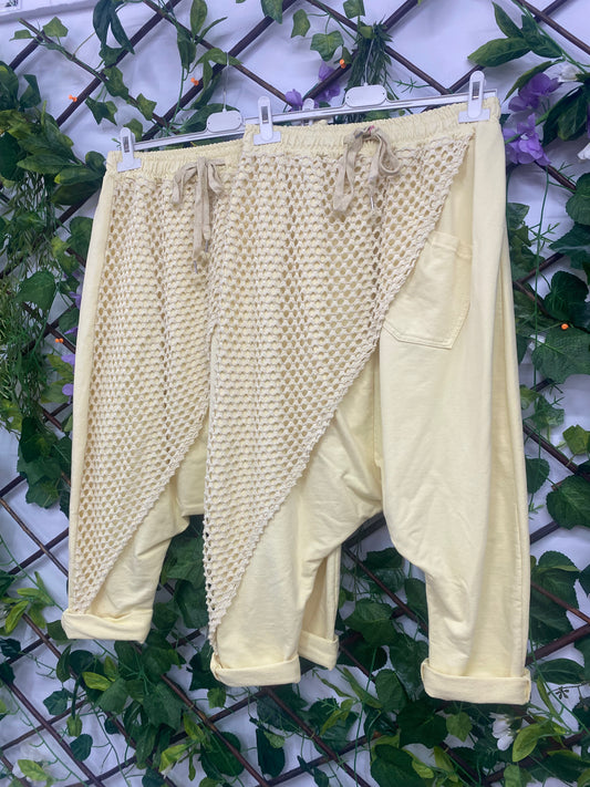 Conjunto Hilo Amarillo Pantalon