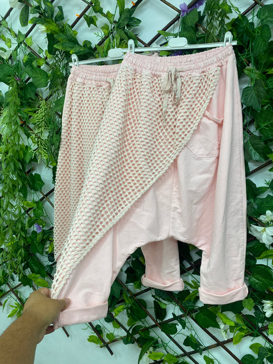 Conjunto Hilo Rosa Pantalon