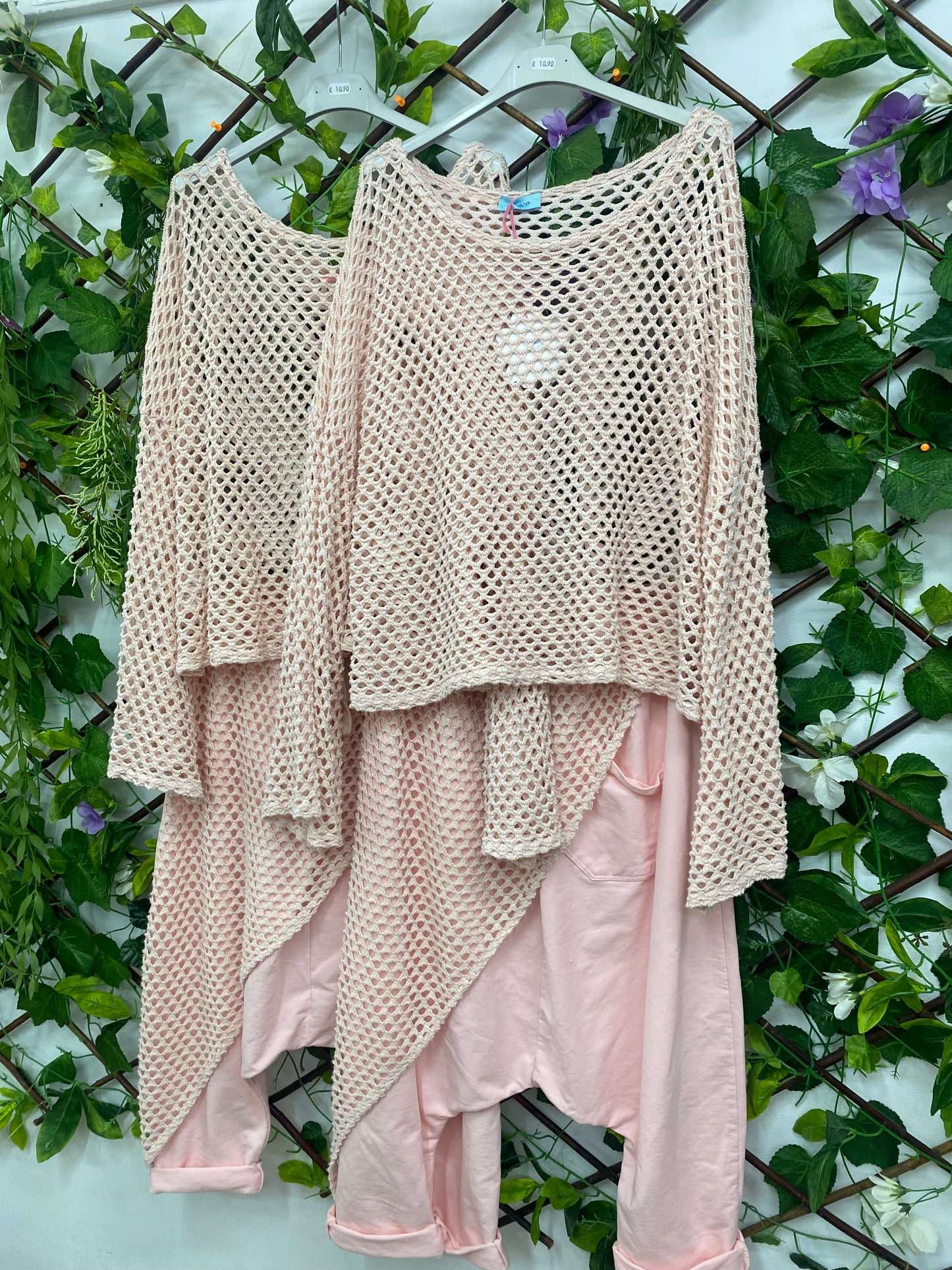 Conjunto Hilo Rosa Pantalon