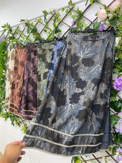 Falda Estampadas Hojas