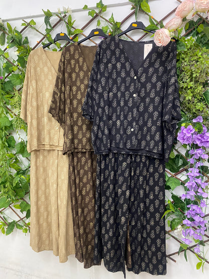 Conjunto Kimono Hojas
