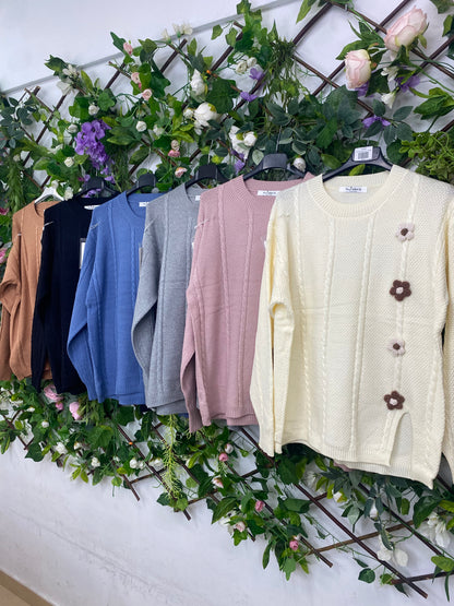 Jersey Detalle Flores